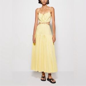 Jonathan Simkhai Yellow Maxi Dress